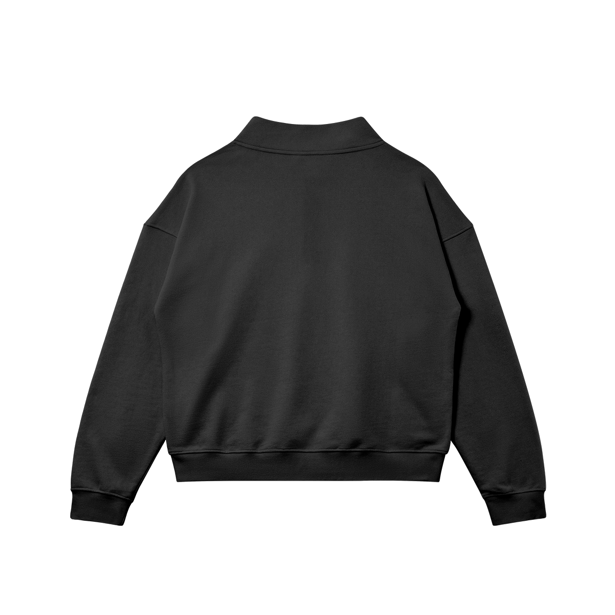 Premium Graffiti Oversized Plain Half Zip Fleece