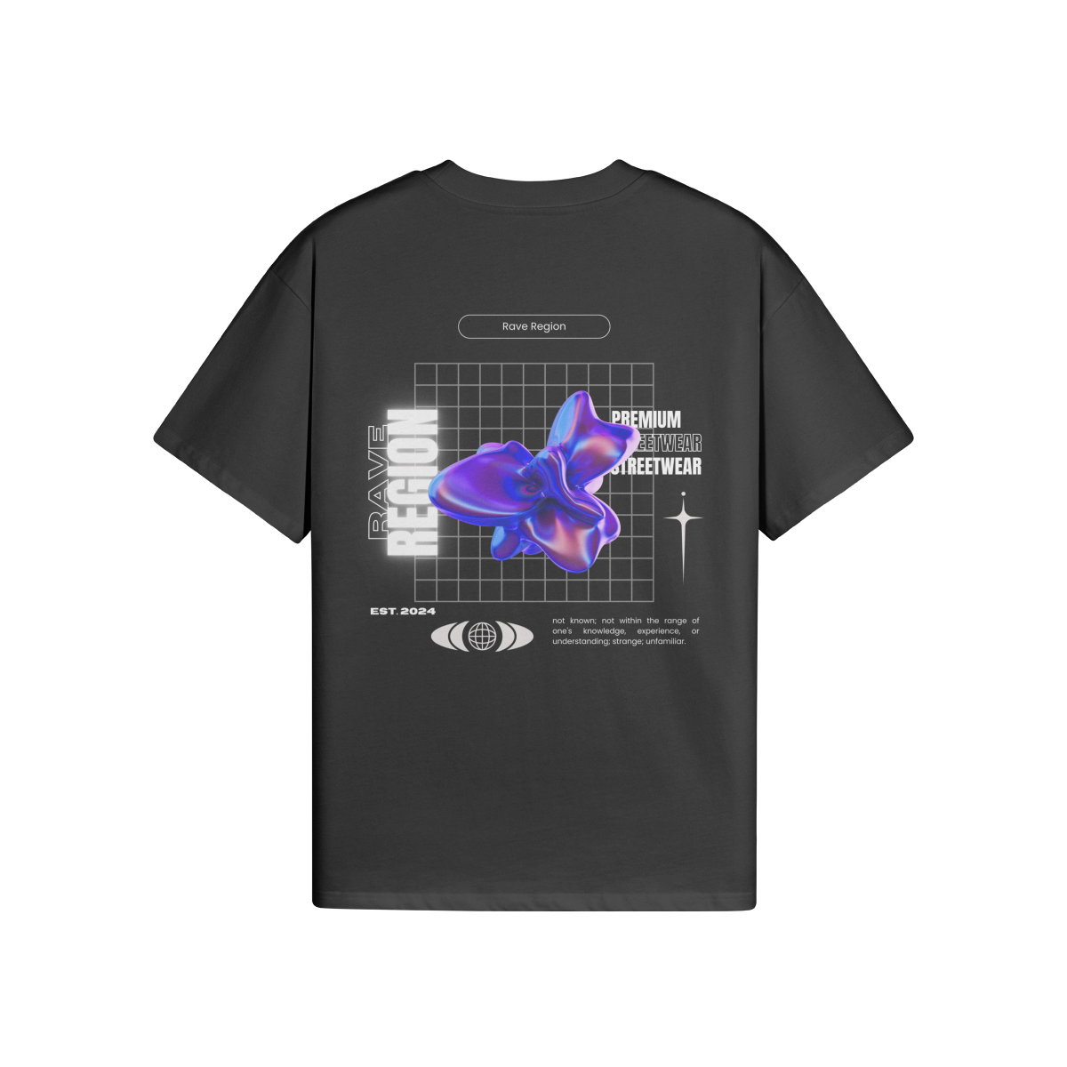 Script x Rave Grid Oversized Tee