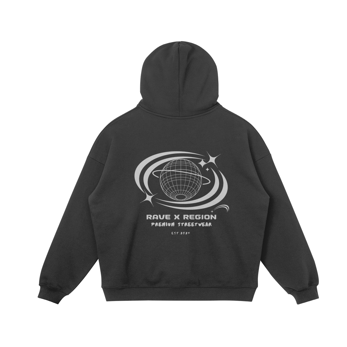 Script x Trails Cosmo Globe Oversized Hoodie