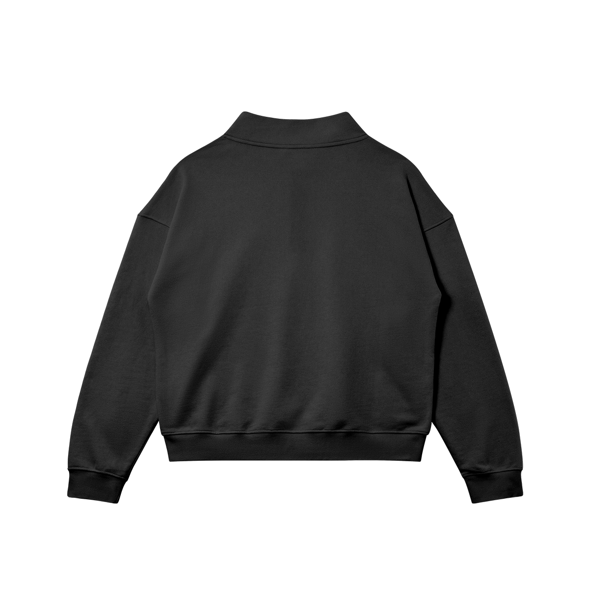 Cosmic Starlight Oversized Plain Half Zip Fleece