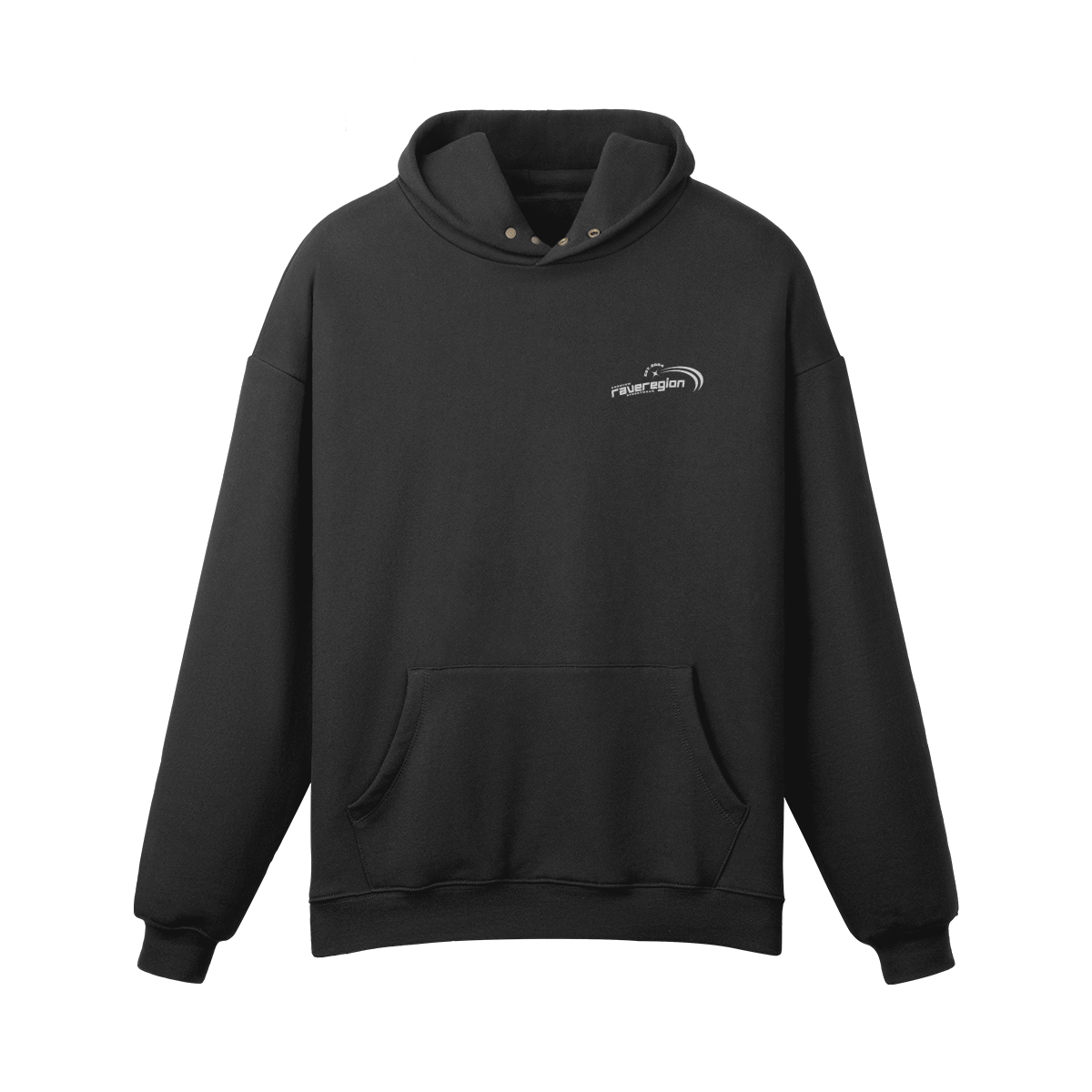 Star Swoosh Oversized Plain Hoodie