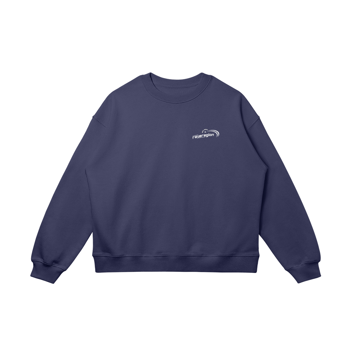 Star Swoosh Oversized Plain Sweatshirt