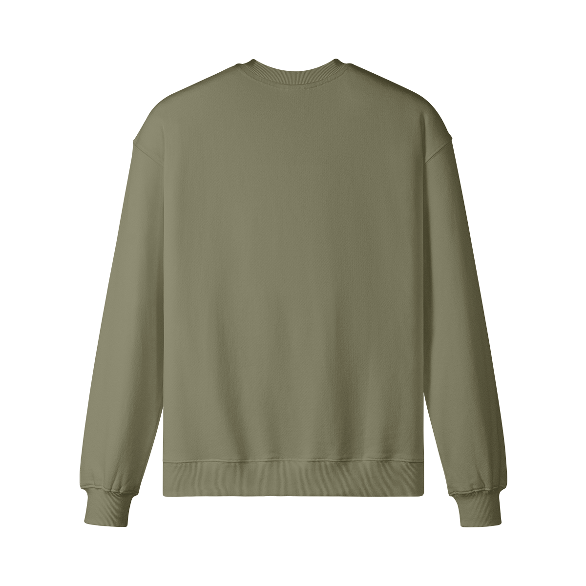 Script Oversized Plain Sweatshirt