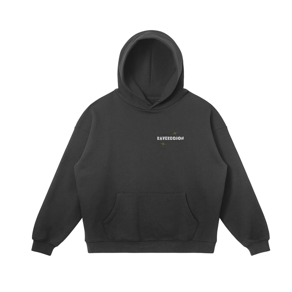 Comic Trails Oversized Plain Hoodie