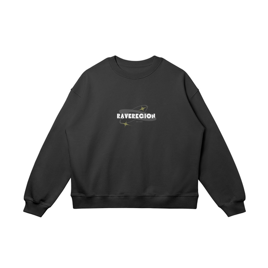 Cosmic Trails Oversized Plain Sweatshirt